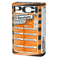 PCI Nanolight – den välkända flexibla fästmassan nu med ny förbättrad sammansättning.