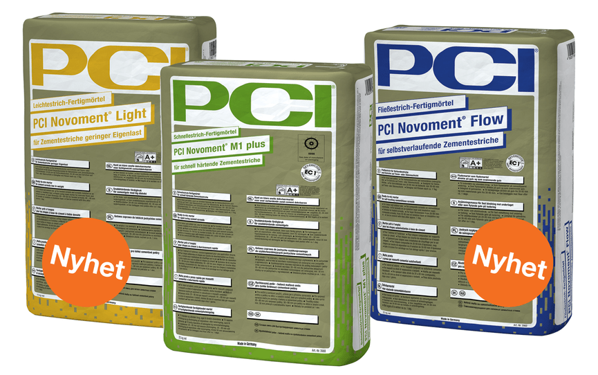 PCI Novoment -  snabbhärdande slipsats för högsta krav